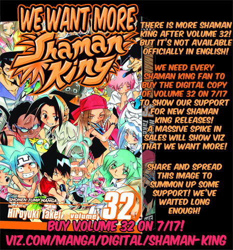 We Want More Shaman King Manga in English!