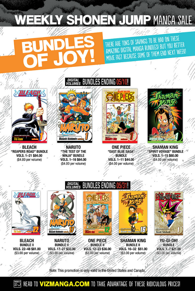 Shaman King manga bundles