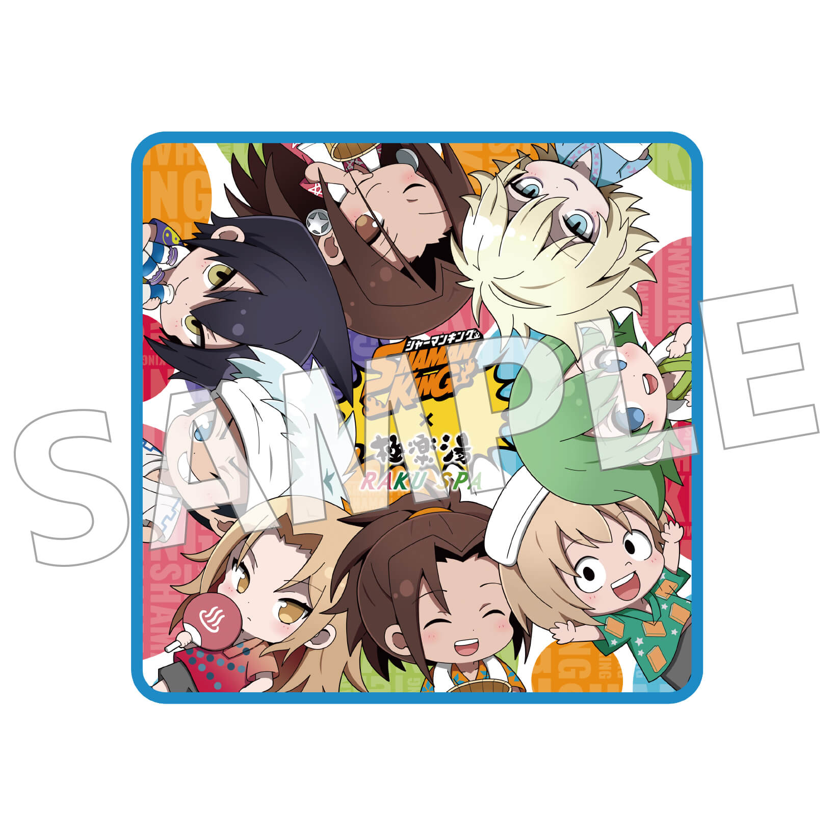 Shaman King X Raku Spa Collaboration Patch Cafe