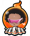 This image has an empty alt attribute; its file name is Funbari-Chocolove4-Shrine-Bead-Orange.png